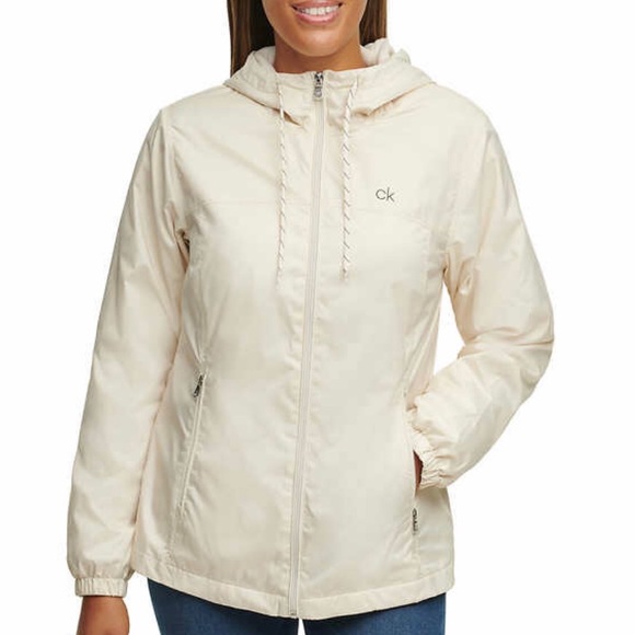 ✨HP✨Ladies Calvin Klein Fleece Lined Windbreaker - Picture 1 of 4
